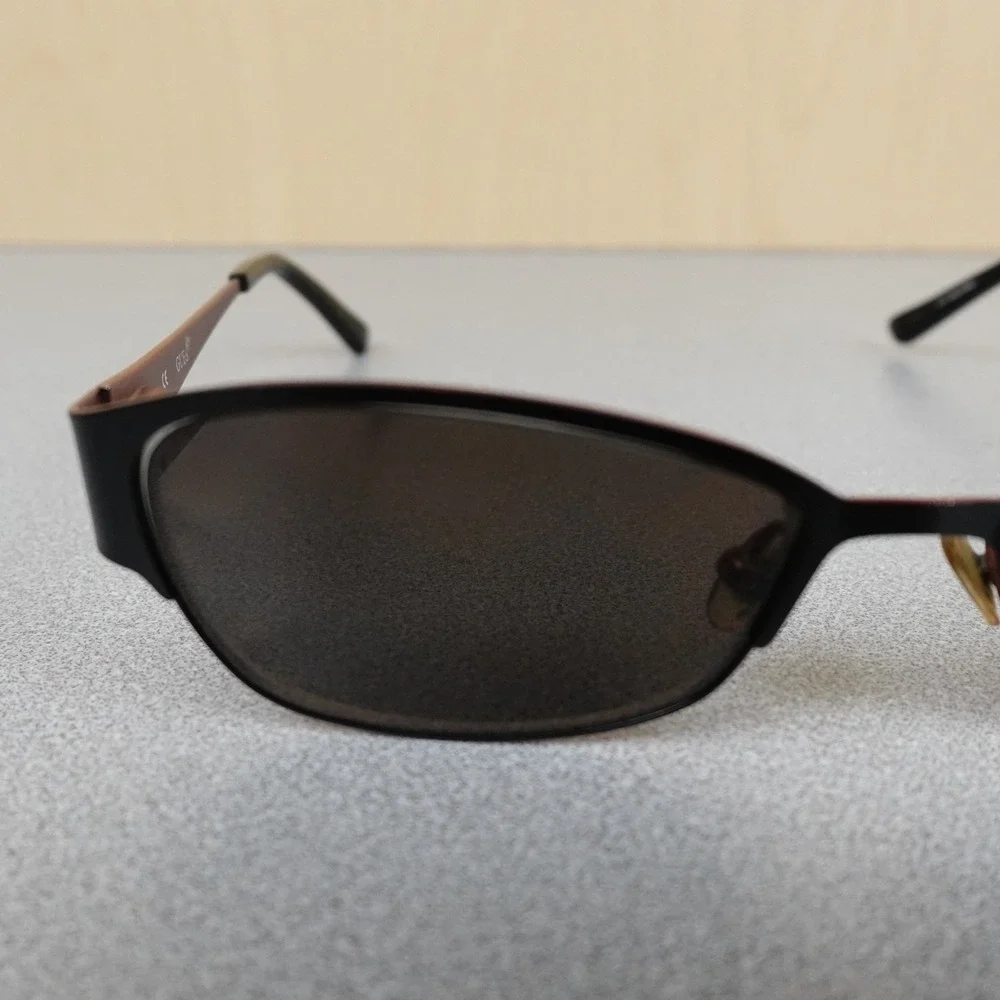 Guess Eyeglasses Womens GU2329 BLK Metal Black Red Frames 52-16-135